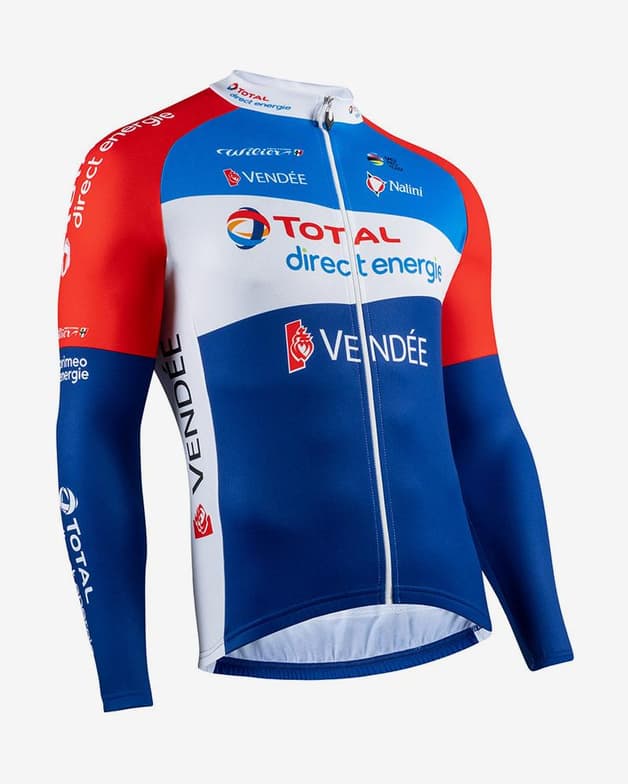 Maillot Team Total Direct Energie 2020 manga larga - #1