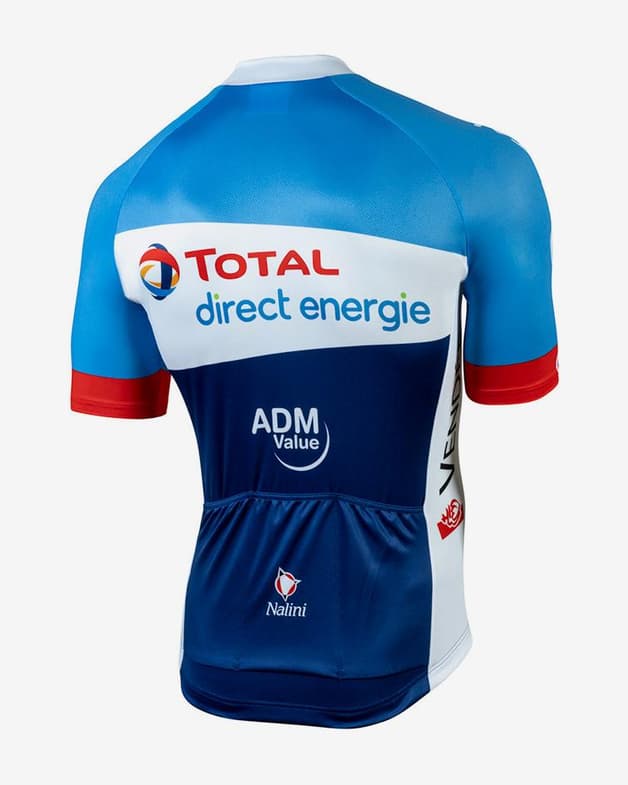 Maillot Team Total Direct Energie 2019 manga corta azul - #2