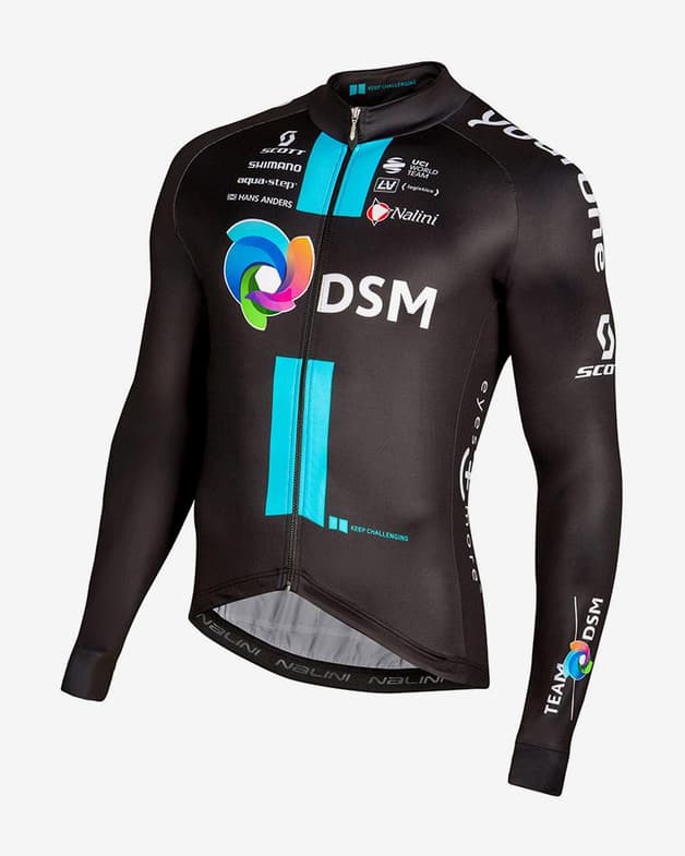 Maillot Team DSM 2022 manga larga azul - #1