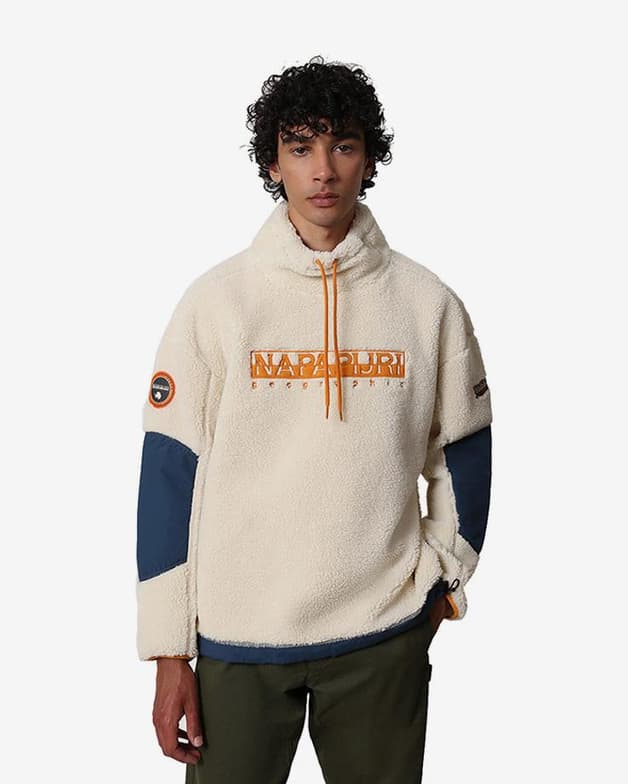 Sudadera Napapijri Teide T 1 blanco azul naranja - #12