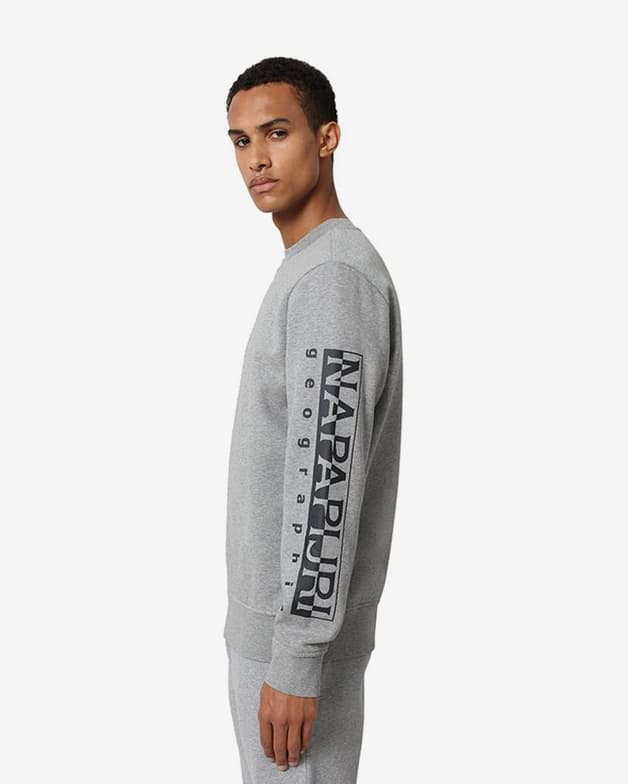 Sudadera Napapijri Badas gris claro azul marino - #3