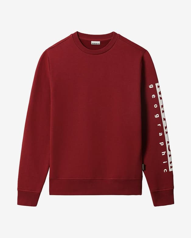 Sudadera Napapijri Badas granate blanco - #1