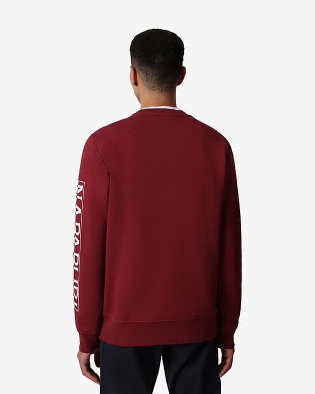 Sudadera Napapijri Badas granate blanco - #4