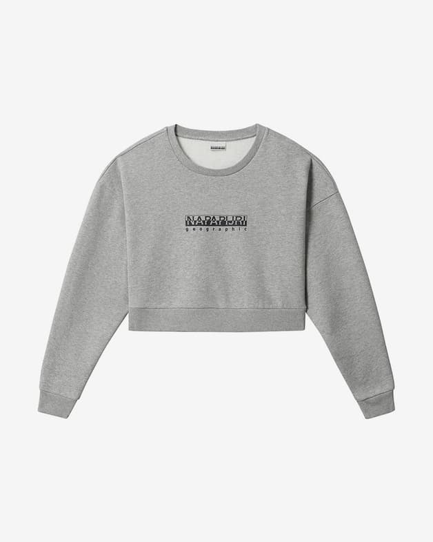 Sudadera Napapijri B-Box Cropped gris mujer - #1
