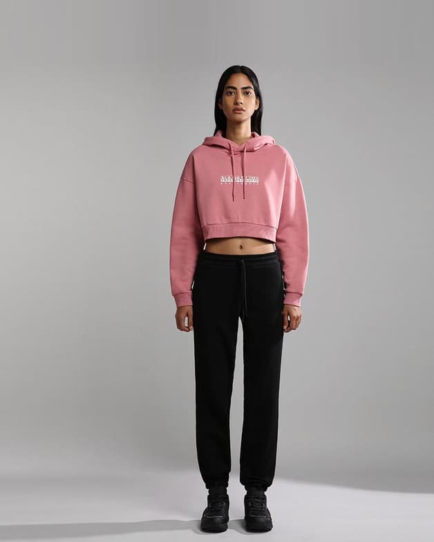 Sudadera con capucha Napapijri Box Crop 2 rosa mujer - #6