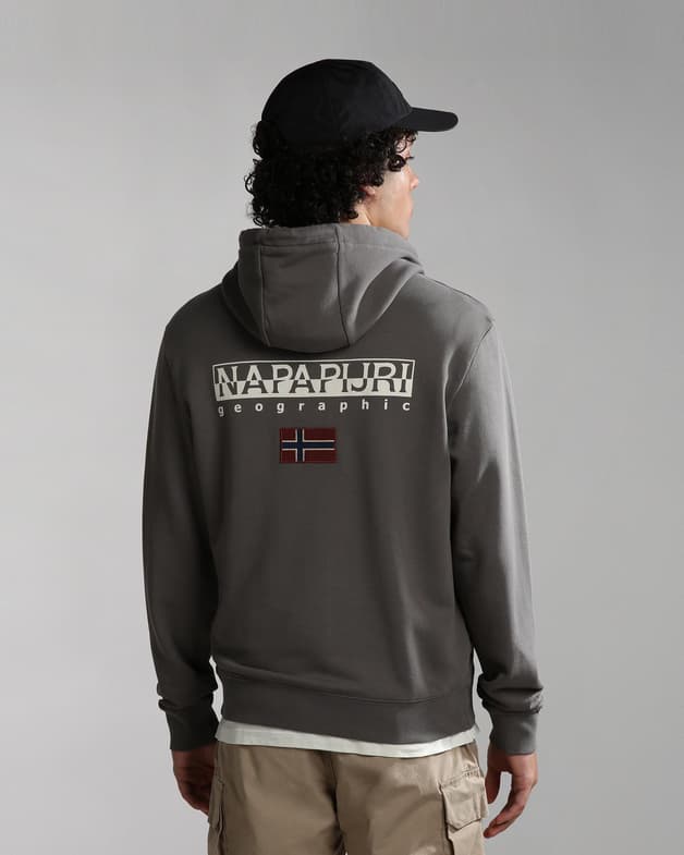 Sudadera con capucha Napapijri Ayas Full Zip gris oscuro - #4