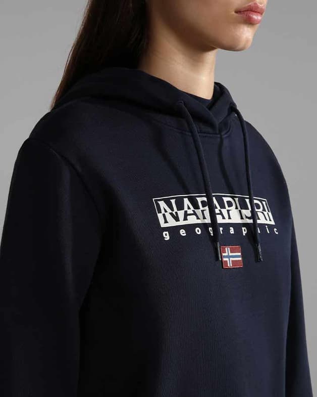 Sudadera con capucha Napapijri Ayas 1 azul marino mujer - #5