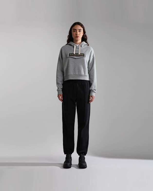 Sudadera con capucha Napapijri Burgee Crop gris mujer - #5