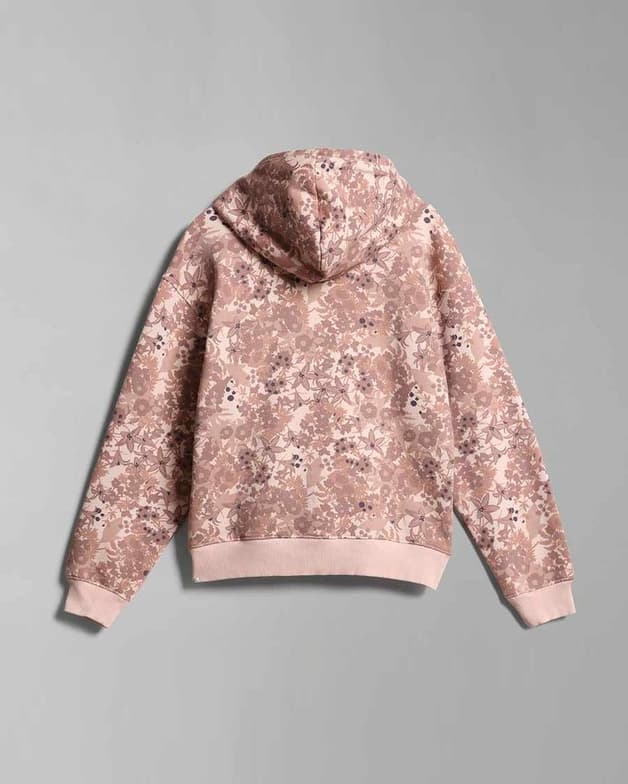 Sudadera con capucha Napapijri Earth AOP rosa mujer - #2