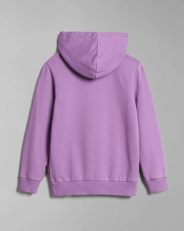 Sudadera con capucha Napapijri Box Full Zip 2 lila infantil - #2