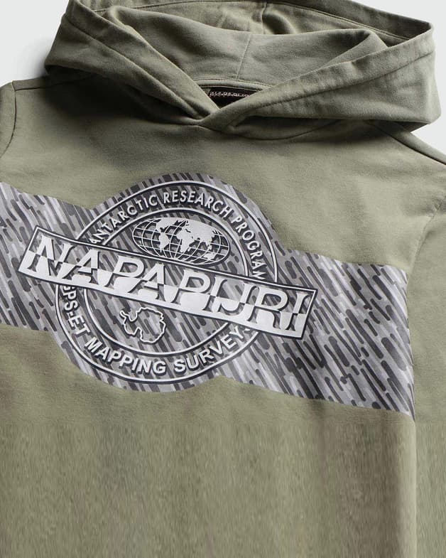 Sudadera con capucha Napapijri Pinzon verde infantil - #3
