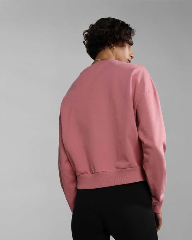 Sudadera Napapijri Box rosa blanco mujer - #4
