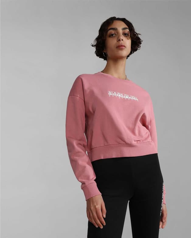 Sudadera Napapijri Box rosa blanco mujer - #6
