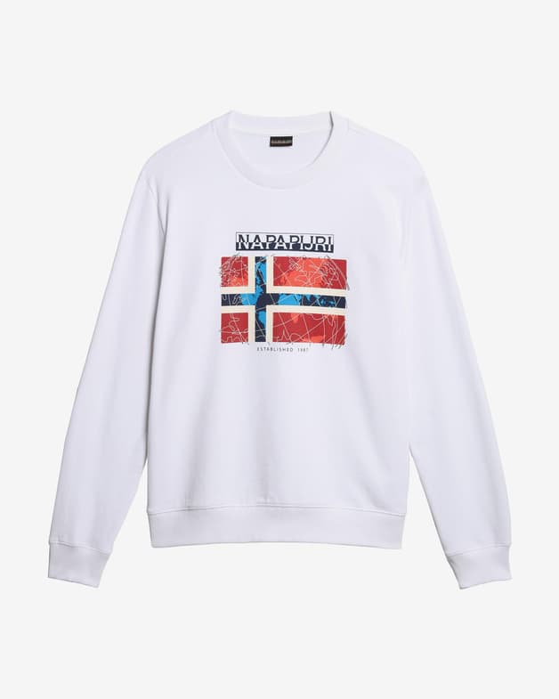 Sudadera Napapijri Guiro blanco rojo - #1