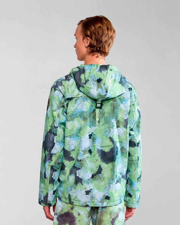 Chaqueta Napapijri Rainforest Open Print azul verdoso - #2