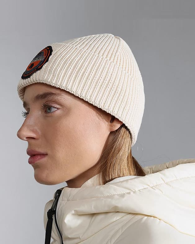 Gorro Napapijri Circular blanco crema - #5