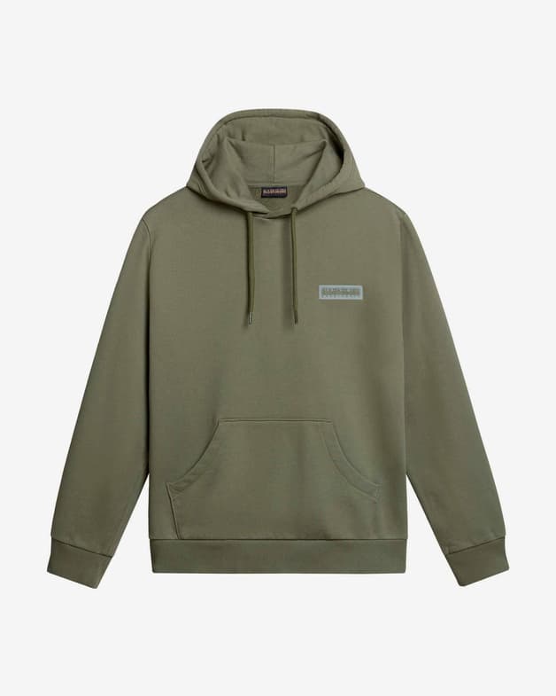 Sudadera con capucha Napapijri Iaato Summer verde liquen mujer - #1