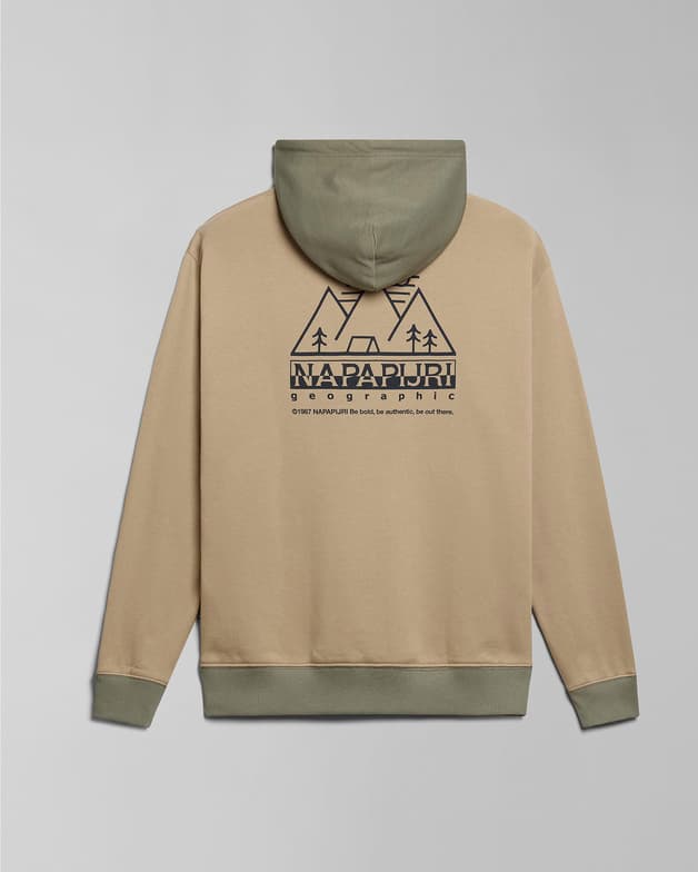 Sudadera con capucha Napapijri Faber beige verde - #2