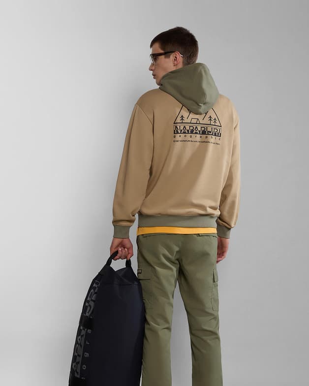 Sudadera con capucha Napapijri Faber beige verde - #6
