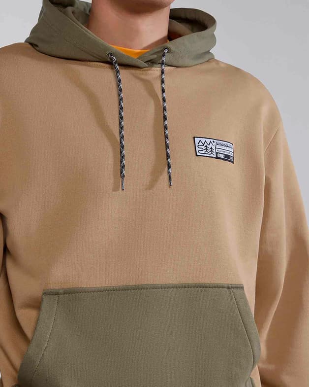 Sudadera con capucha Napapijri Faber beige verde - #4