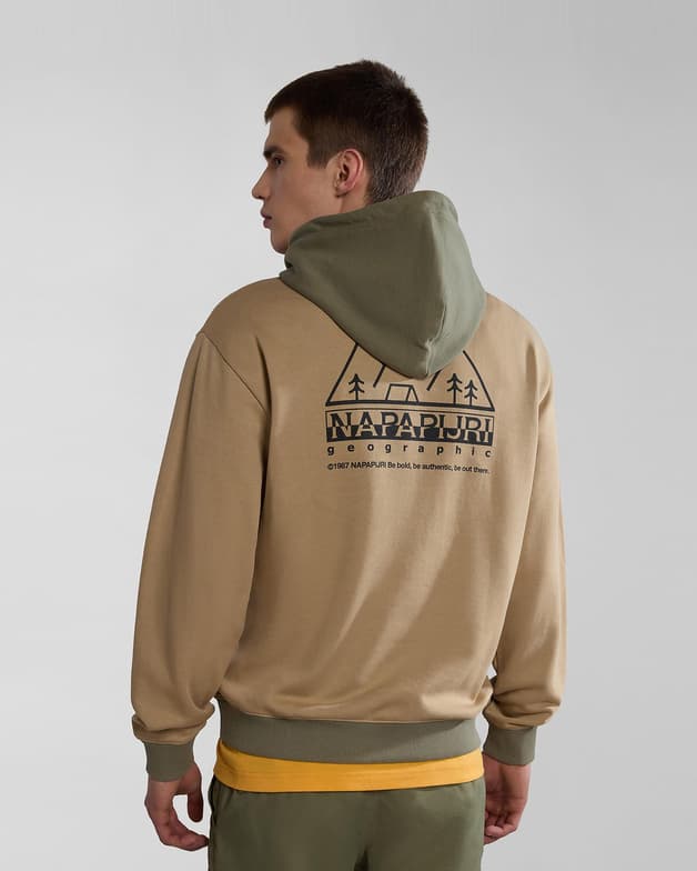 Sudadera con capucha Napapijri Faber beige verde - #7