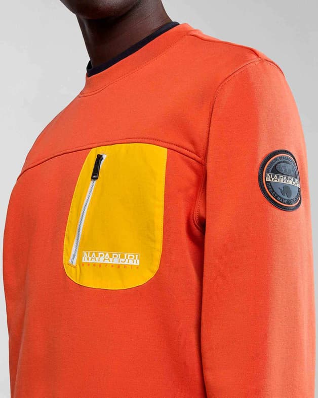 Sudadera Napapijri Huron naranja mate - #7