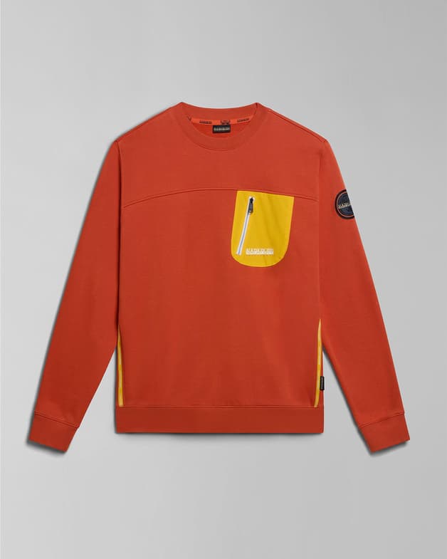 Sudadera Napapijri Huron naranja mate - #3