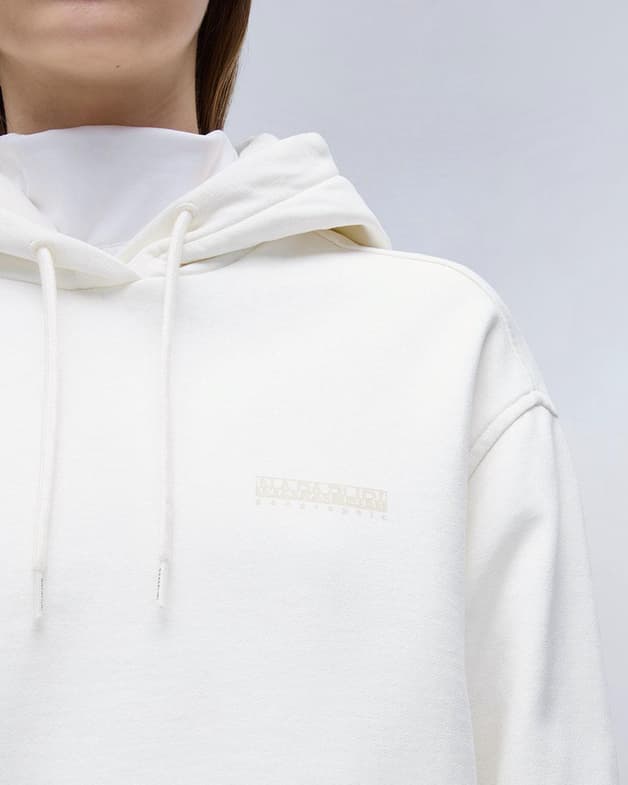 Sudadera con capucha Napapijri Blanche blanco puro mujer - #4