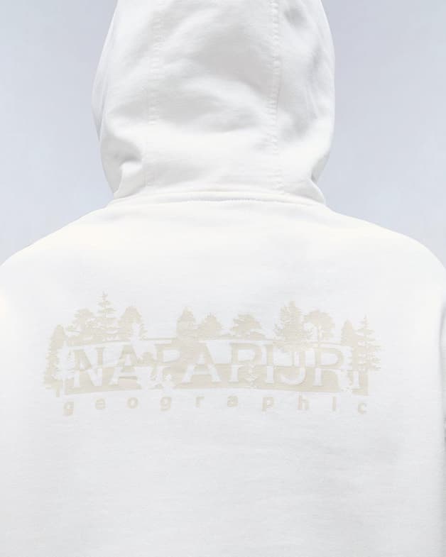 Sudadera con capucha Napapijri Blanche blanco puro mujer - #5