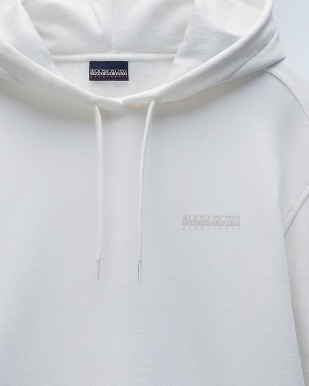 Sudadera con capucha Napapijri Blanche blanco puro mujer - #7