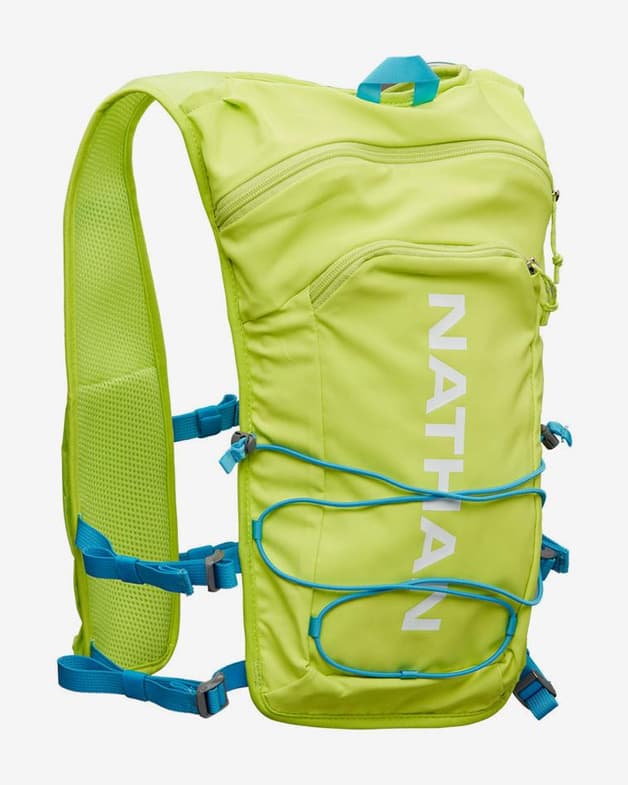Chaleco hidratación Nathan Quick Start verde azul - #1