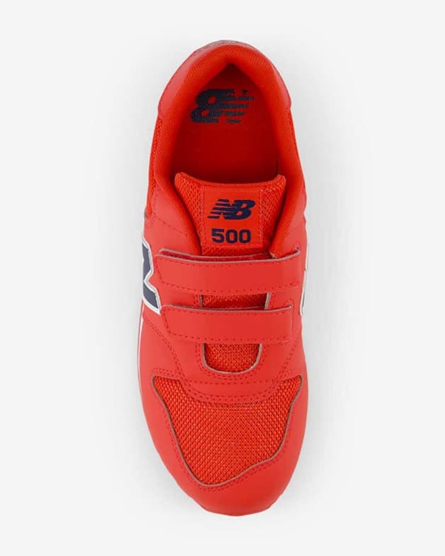 Zapatillas New Balance 500 Hook And Loop rojo puro junior - #3