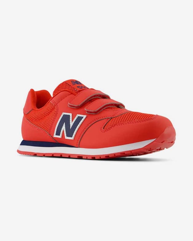 Zapatillas New Balance 500 Hook And Loop rojo puro junior - #4