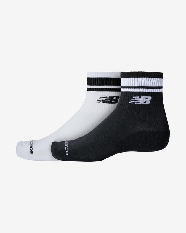 Calcetines New Balance Run Repreve negro blanco (2 pares) - #1