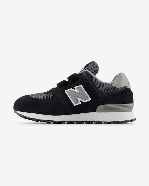 Zapatillas New Balance 574 Hook & Loop negro gris junior - #2