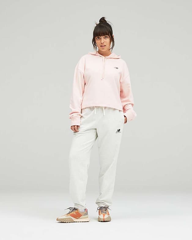 Pantalón largo New Balance Uni-ssentials blanco puro - #2