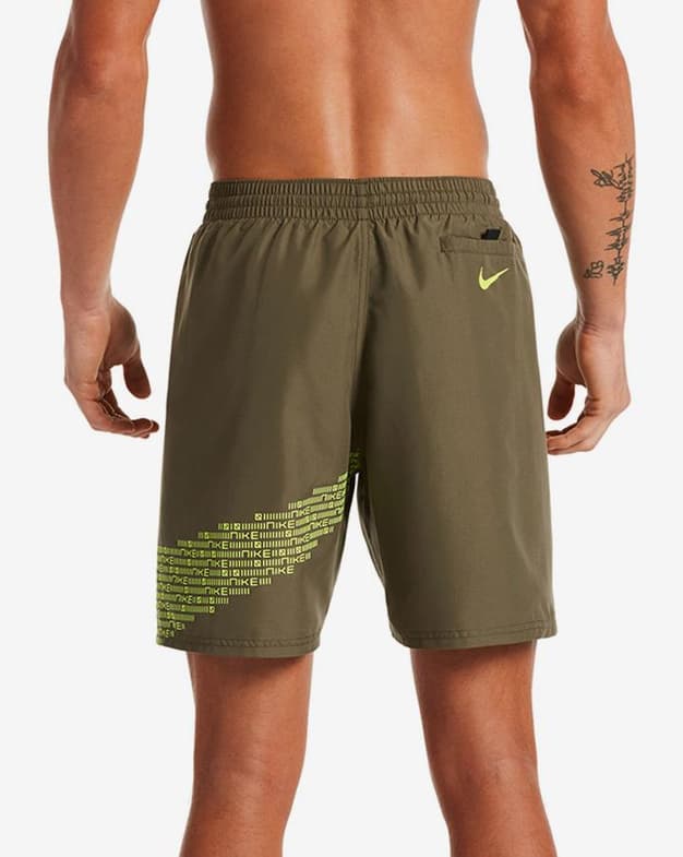 Maillot de bain Nike Swim Multilogo Swoosh 7' vert olive - #2