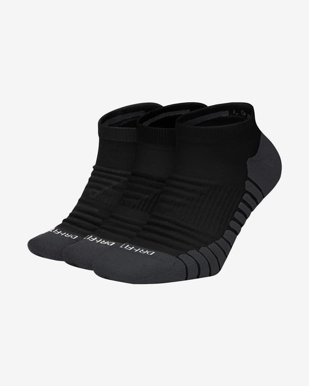 Calcetines Nike Everyday Max Cushioned No-Show negro (3 pares) - #1