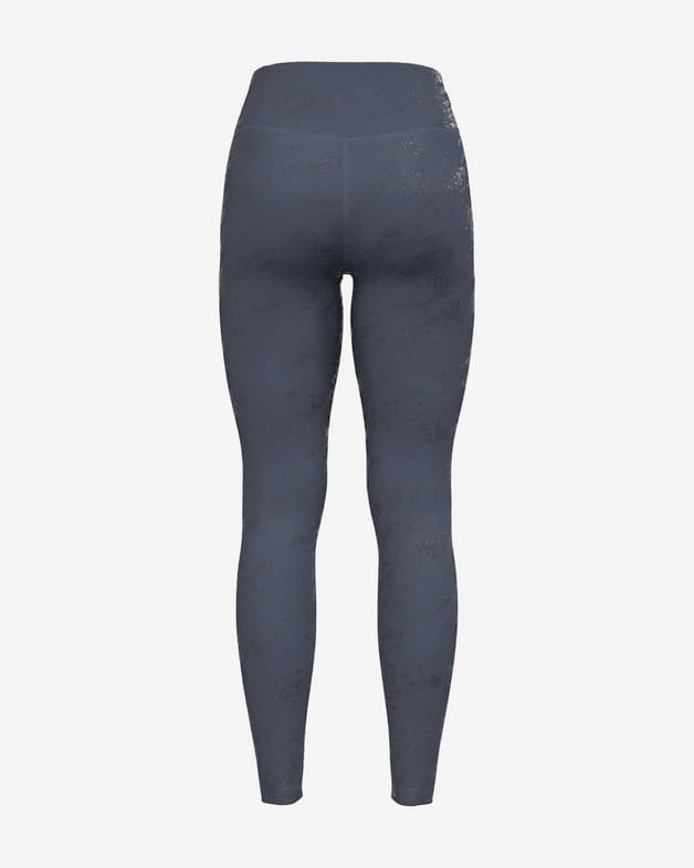 Malla larga Odlo ZeroWeight Print Reflective gris oscuro mujer - #2