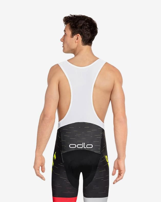 Culote Odlo SCOTT-SRAM 2020 Team Fan negro blanco - #4