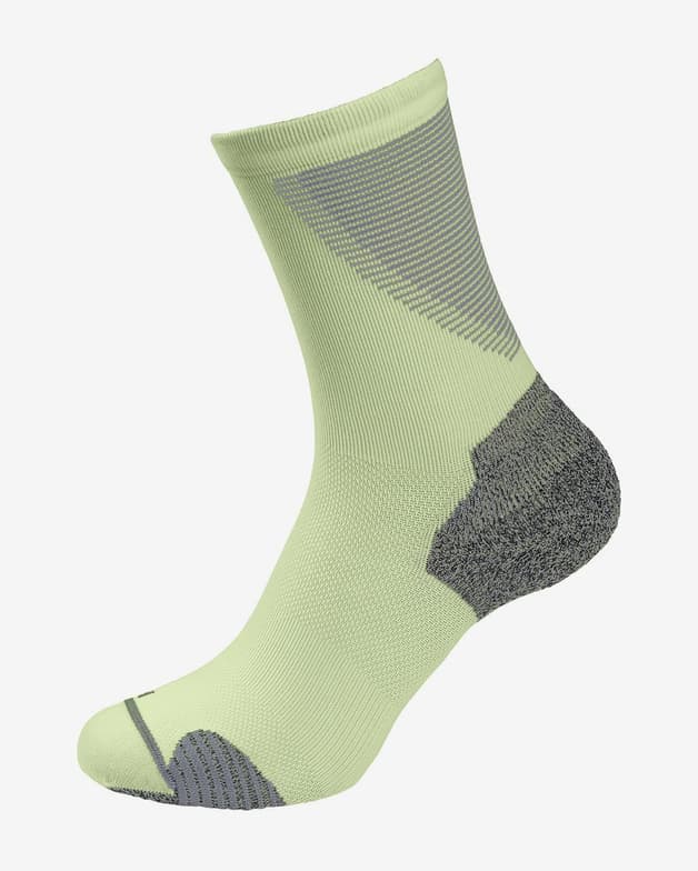 Calcetines Odlo Ceramicool Run Crew verde amarillento - #2