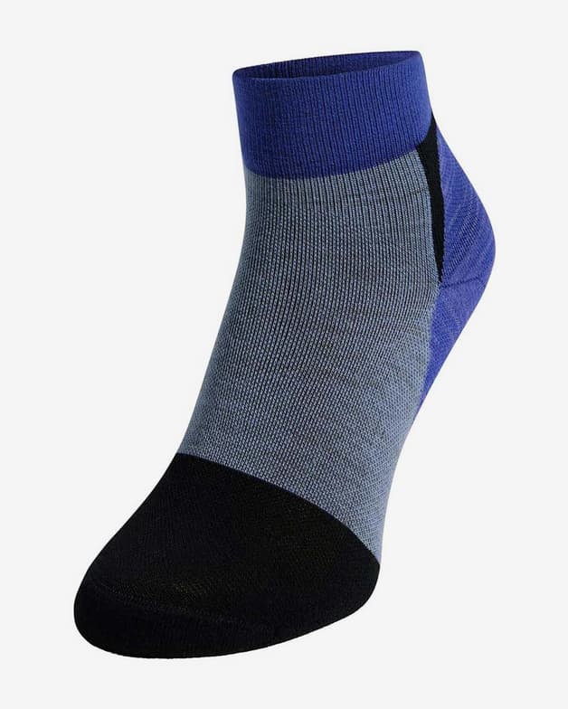 Calcetines Odlo The Performance Wool Quarter azul lila - #1