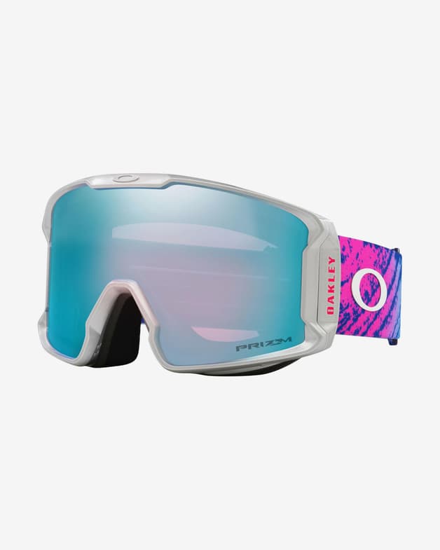 Máscara Oakley Line Miner L Lucas Braathen Signature Series con lente Prizm Snow Sapphire Iridium - #1