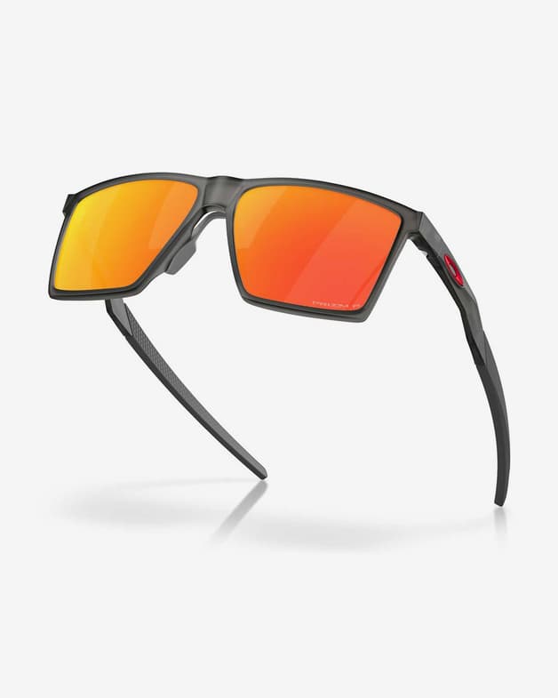 Gafas Oakley Futurity Sun Satin Grey Smoke con lentes Prizm Ruby Polarized - #4