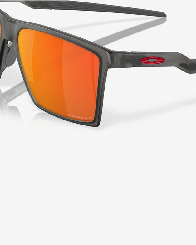 Gafas Oakley Futurity Sun Satin Grey Smoke con lentes Prizm Ruby Polarized - #5