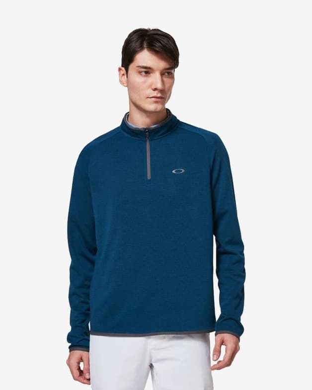 Sudadera Oakley Range 2.0 1/4 Zip azul - #4