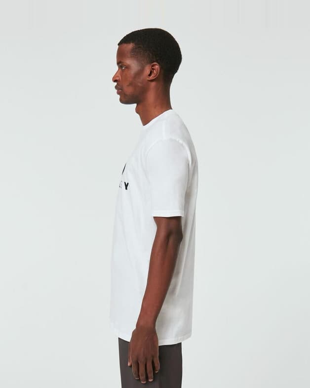 Camiseta Oakley O-Bark 2.0 manga corta blanco logo negro - #4