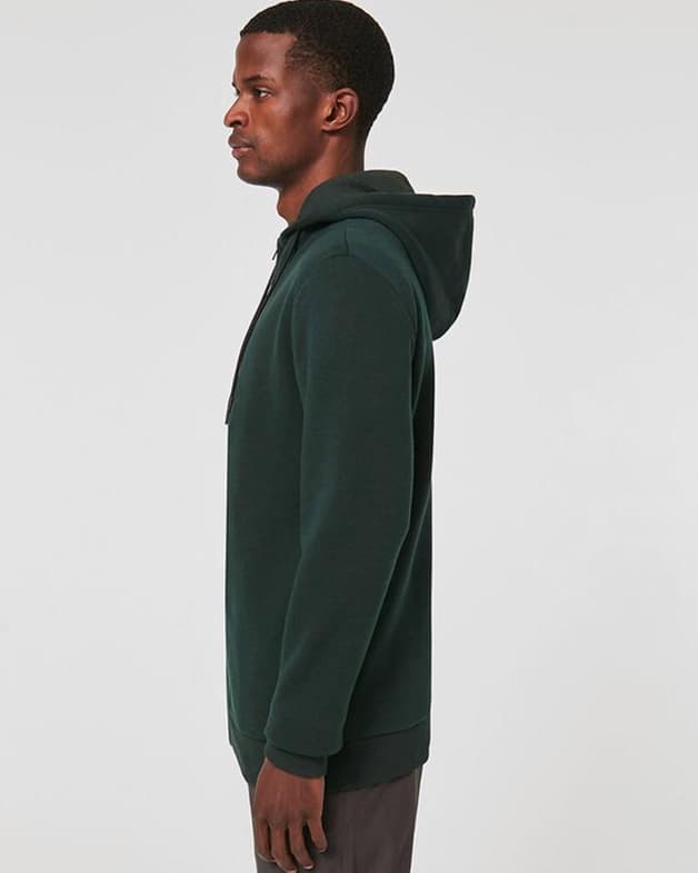 Sudadera con capucha Oakley Bark 2.0 Full Zip verde oscuro - #3