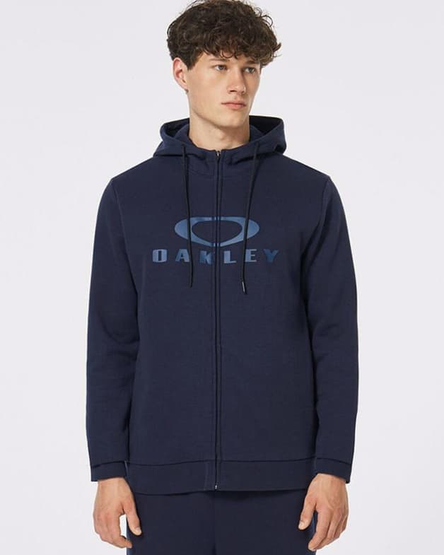 Sudadera con capucha Oakley Bark 2.0 Full Zip azul oscuro - #7