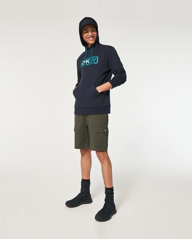 Sudadera con capucha Oakley Locked In B1B PO azul marino - #6